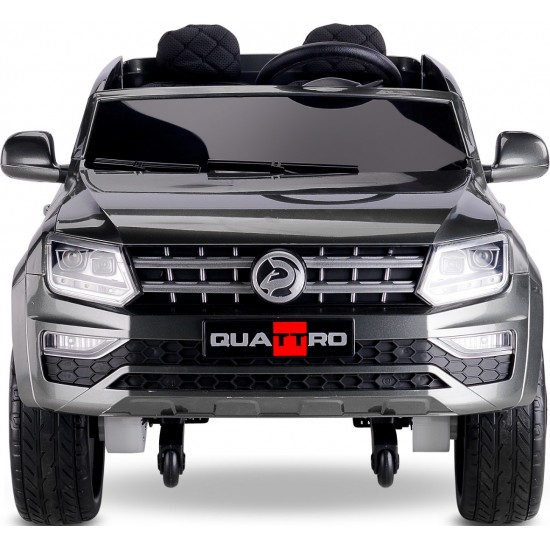 Quattro 4X4 Çift Kişilik Kumandalı Akülü Araba Metalik Boya - Füme