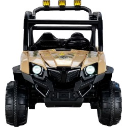 348 UTV Monster 24V 4x4 Çift Kişilik Uzaktan Kumandalı Akülü Araba – 3-8 Yaş , Bej