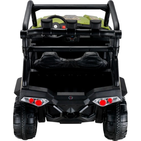 348 UTV Monster 24V 4x4 Çift Kişilik Uzaktan Kumandalı Akülü Araba – 3-8 Yaş , Yeşil