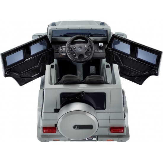 Mercedes 12V G63 Metalik Boya Eva Teker Akülü Araba | Babyhope 439A - Metalik Nardo Gri