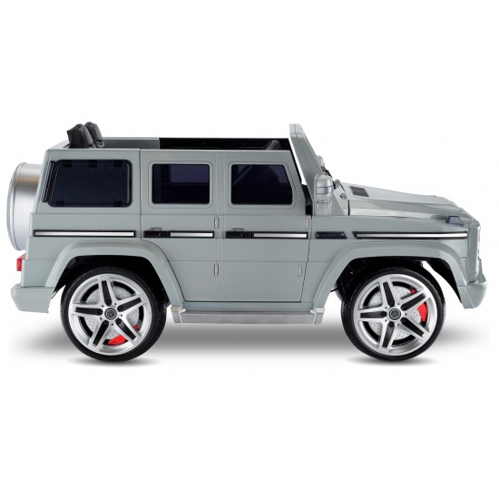 Mercedes 12V G63 Metalik Boya Eva Teker Akülü Araba | Babyhope 439A - Metalik Nardo Gri