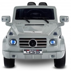 Mercedes 12V G63 Metalik Boya Eva Teker Akülü Araba | Babyhope 439A - Metalik Nardo Gri