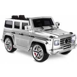 Mercedes 12V G63 Metalik Boya Eva Teker Akülü Araba | Babyhope 439A - Metalik Gri
