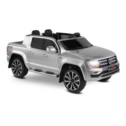 Quattro 4X4 Çift Kişilik 24 Volt Akülü Araba Metalik Boya Gri