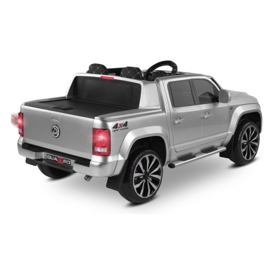 Quattro 4X4 Çift Kişilik 24 Volt Akülü Araba Metalik Boya Gri Quattro 4X4 Çift Kişilik 24 Volt Akülü Araba Metalik Boya Gri