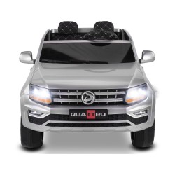 Quattro 4X4 Çift Kişilik 24 Volt Akülü Araba Metalik Boya Gri