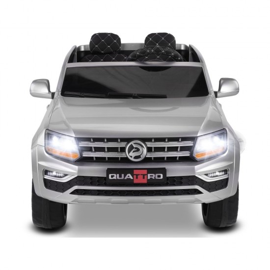 Quattro 4X4 Çift Kişilik 24 Volt Akülü Araba Metalik Boya Gri Quattro 4X4 Çift Kişilik 24 Volt Akülü Araba Metalik Boya Gri