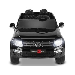 Quattro 4X4 Çift Kişilik 24 Volt Akülü Araba Metalik Boya Siyah