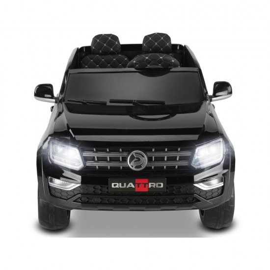 Quattro 4X4 Çift Kişilik 24 Volt Akülü Araba Metalik Boya Siyah Quattro 4X4 Çift Kişilik 24 Volt Akülü Araba Metalik Boya Siyah
