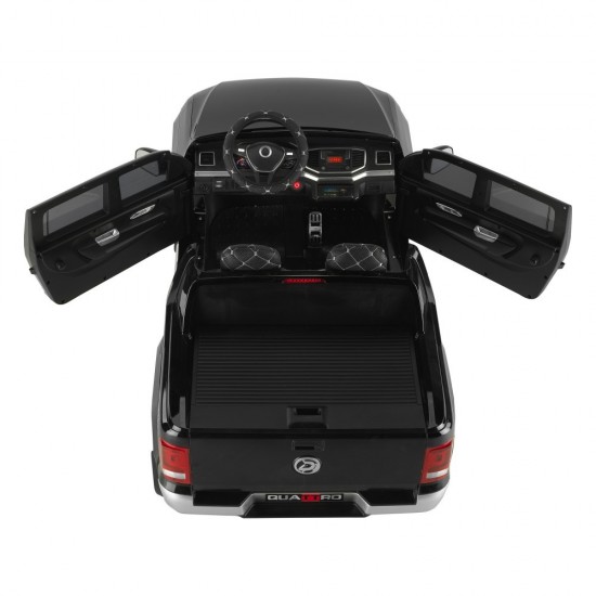 Quattro 4X4 Çift Kişilik 24 Volt Akülü Araba Metalik Boya Siyah Quattro 4X4 Çift Kişilik 24 Volt Akülü Araba Metalik Boya Siyah