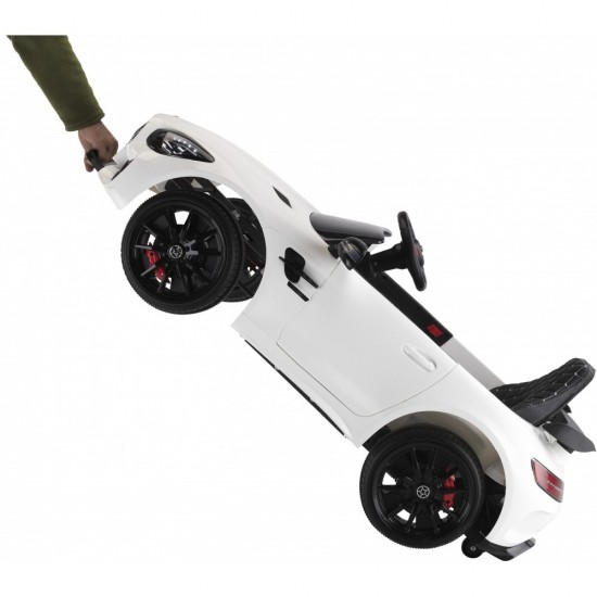 Babyhope 444 GTR Akülü Araba 12V – Uzaktan Kumandalı, 1-4 Yaş Çocuk Arabası - BEYAZ