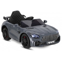 Babyhope 444 GTR Akülü Araba 12V – Uzaktan Kumandalı, 1-4 Yaş Çocuk Arabası - ANTRASİT