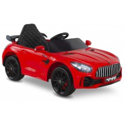 Babyhope 444 GTR Akülü Araba 12V – Uzaktan Kumandalı, 1-4 Yaş Çocuk Arabası - ANTRASİT