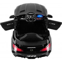 Babyhope 444 GTR Akülü Araba 12V – Özel Eva Teker - Uzaktan Kumandalı, 1-4 Yaş Çocuk Arabası - SİYAH