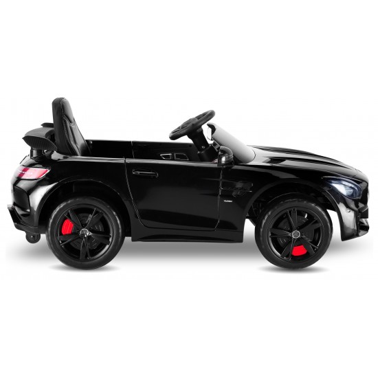 Babyhope 444 GTR Akülü Araba 12V – Özel Eva Teker - Uzaktan Kumandalı, 1-4 Yaş Çocuk Arabası - SİYAH
