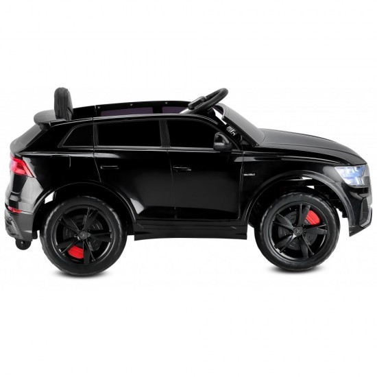 Audi RSQ8 Tablet Ekran - EVA Teker 12V. Kumandalı Akülü Araba Siyah