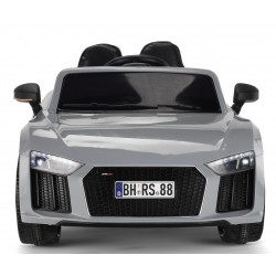 Audi RS 12V Uzaktan Kumandalı Çift Motorlu Akülü Yarış Arabası - Gri