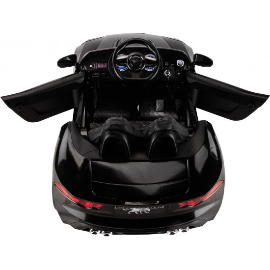 Babyhope Jaguar Akülü Araba 12V – Özel Eva Teker - Uzaktan Kumandalı, 1-4 Yaş Çocuk Arabası - SİYAH