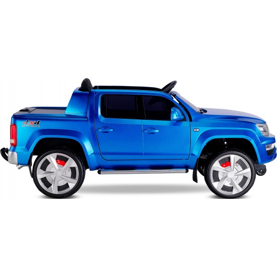 Quattro 4X4 Çift Kişilik Kumandalı Akülü Araba Metalik Boya - Mavi