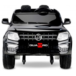 Quattro 4X4 Çift Kişilik Kumandalı Akülü Araba Metalik Boya Siyah