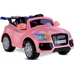 Babyhope 436 E-Drive 12 V Uzaktan Kumandalı Akülü Araba Pastel Pembe