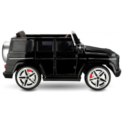 Mercedes 12V G63 Metalik Boya Eva Teker Akülü Araba | Babyhope 439A - Metalik Siyah