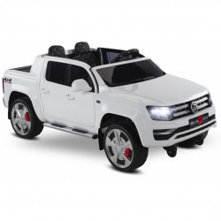 Quattro 4X4 Çift Kişilik 24 Volt Akülü Araba Beyaz