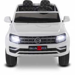 Quattro 4X4 Çift Kişilik 24 Volt Akülü Araba Beyaz
