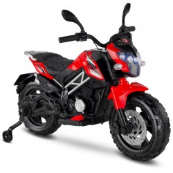 Motocross 12 Volt Akülü Çocuk Motoru (3-8 Yaş) - Kırmızı