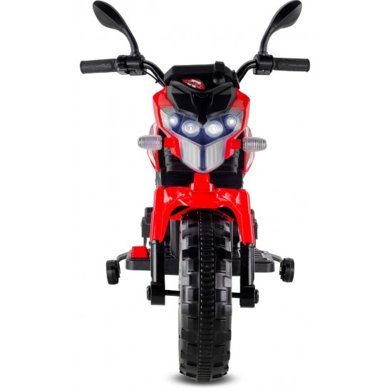 Motocross 12 Volt Akülü Çocuk Motoru (3-8 Yaş) - Kırmızı