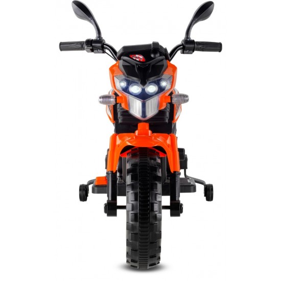 Motocross 12 Volt Akülü Çocuk Motoru (3-8 Yaş) - Turuncu