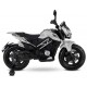 Motocross 12 Volt Akülü Çocuk Motoru (3-8 Yaş) - Beyaz