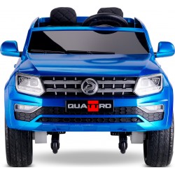 Quattro 4X4 Çift Kişilik Kumandalı Akülü Araba Metalik Boya - Mavi