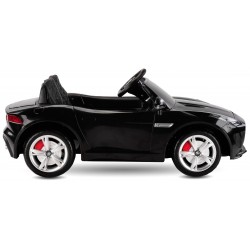 Babyhope Jaguar Akülü Araba 12V – Özel Eva Teker - Uzaktan Kumandalı, 1-4 Yaş Çocuk Arabası - SİYAH