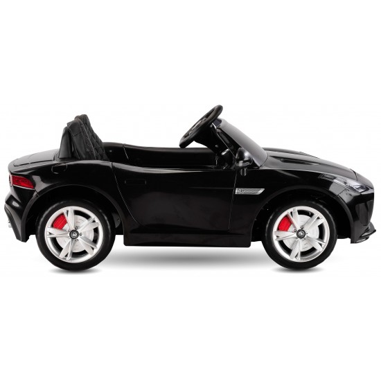 Babyhope Jaguar Akülü Araba 12V – Özel Eva Teker - Uzaktan Kumandalı, 1-4 Yaş Çocuk Arabası - SİYAH