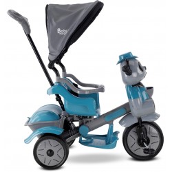 Little Panda 3 Tekerli Ebeveyn Kontrollü Çocuk Bisikleti - Pastel Mavi