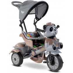 Little Panda 3 Tekerli Ebeveyn Kontrollü Çocuk Bisikleti - Vizon
