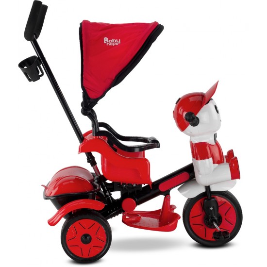Yupi 3 Tekerli Ebeveyn Kontrollü Çocuk Bisikleti - Kırmızı