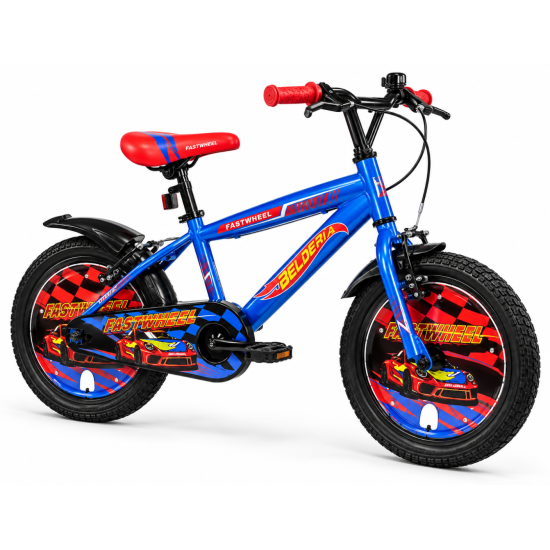 Fastwheel 16 Jant Çantalı Çocuk Bisikleti – 4-7 Yaş, Turuncu / Mavi Renk Seçeneği