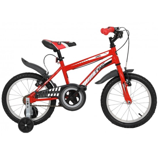 16 Jant Tec Aress 4-6 Yaş Çocuk Bisikleti Kırmızı