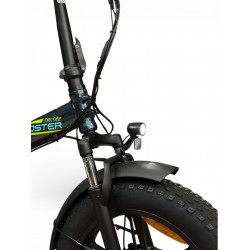 Broster Techla - Hidrolik Disk Fren - Elektrikli Katlanır Bisiklet - Metalik Mavi