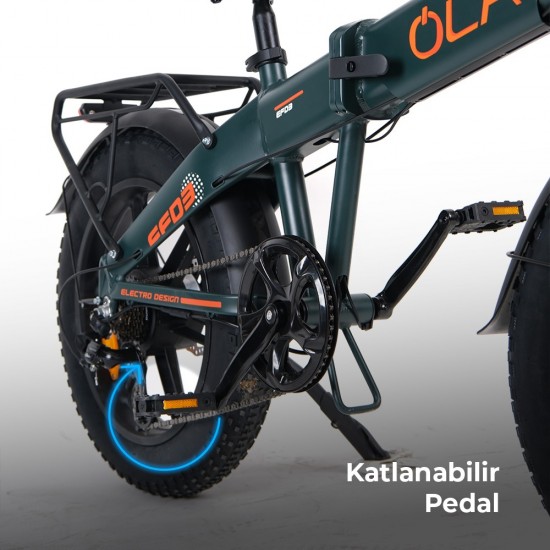 OLA Electrofold EFD3 Katlanabilir Elektrikli Bisiklet 20” – 50Nm Tork, 7 Vites, 35–50 Km Menzil OLA Electrofold EFD3 Katlanabilir Elektrikli Bisiklet 20” – 50Nm Tork, 7 Vites, 35–50 Km Menzil