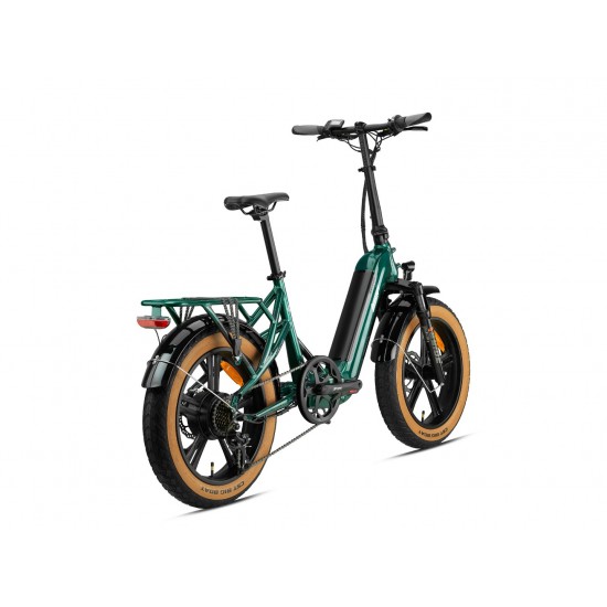 Kron Loop Coaster 2026 Elektrikli Bisiklet | Samsung Batarya & Hidrolik Fren Yeşil 