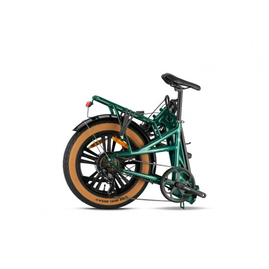 Kron Loop Coaster 2026 Elektrikli Bisiklet | Samsung Batarya & Hidrolik Fren Yeşil 