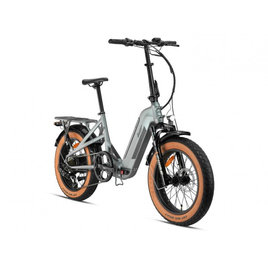 Kron Loop Coaster Gaz Kollu ve Hidrolik Frenli Elektrikli Katlanır Bisiklet (2026 Model)