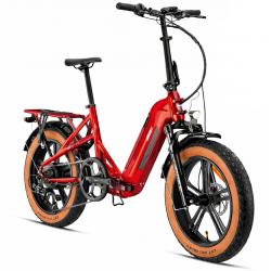 Kron Loop Coaster 2026 Elektrikli Bisiklet | Samsung Batarya & Hidrolik Fren Kırmızı