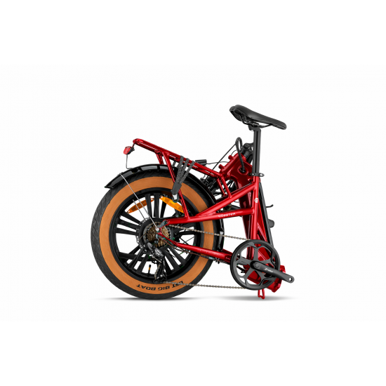 Kron Loop Coaster 2026 Elektrikli Bisiklet | Samsung Batarya & Hidrolik Fren Kırmızı