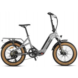 Kron Loop Coaster Gaz Kollu ve Hidrolik Frenli Elektrikli Katlanır Bisiklet (2026 Model)