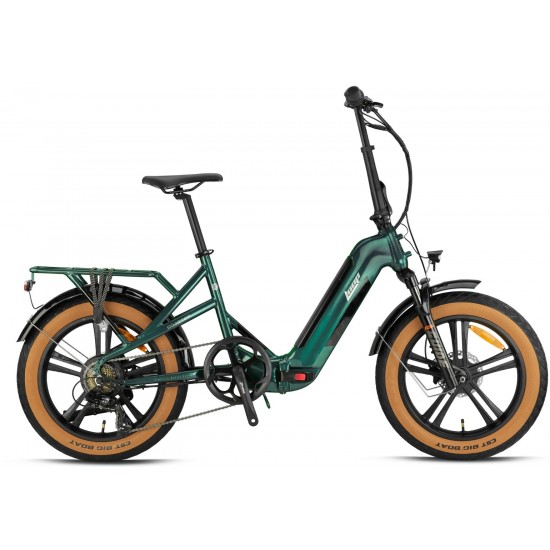 Kron Loop Coaster 2026 Elektrikli Bisiklet | Samsung Batarya & Hidrolik Fren Yeşil 