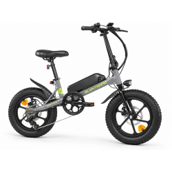 Kron Elektrone Minivolt 16 Jant Elektrikli Bisiklet - Gaz Kollu - Shimano 7 Vites - Nardo Gri